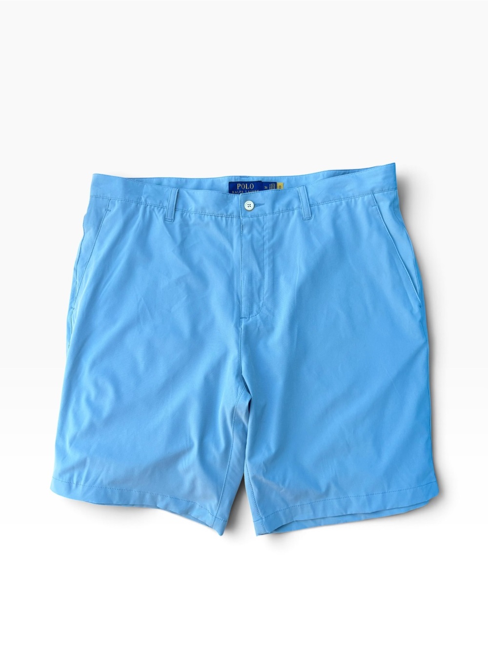 Polo Golf Ralph Lauren Shorts Men 36 Blue Golf Classic Fit Chino 10" Inseam